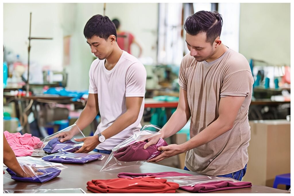 ironing & packing section- AJAX Exports